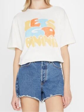 RE/DONE 90s Easy “Let’s Go Bananas” Short Sleeve Graphic Tee Size XS